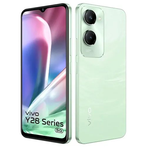 Vivo Y28e 5G (Breeze Green, 4GB RAM, 64GB Storage)