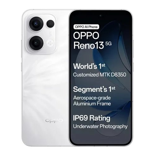 Oppo Reno13 5G (Ivory White, 128 GB) (8 GB RAM)