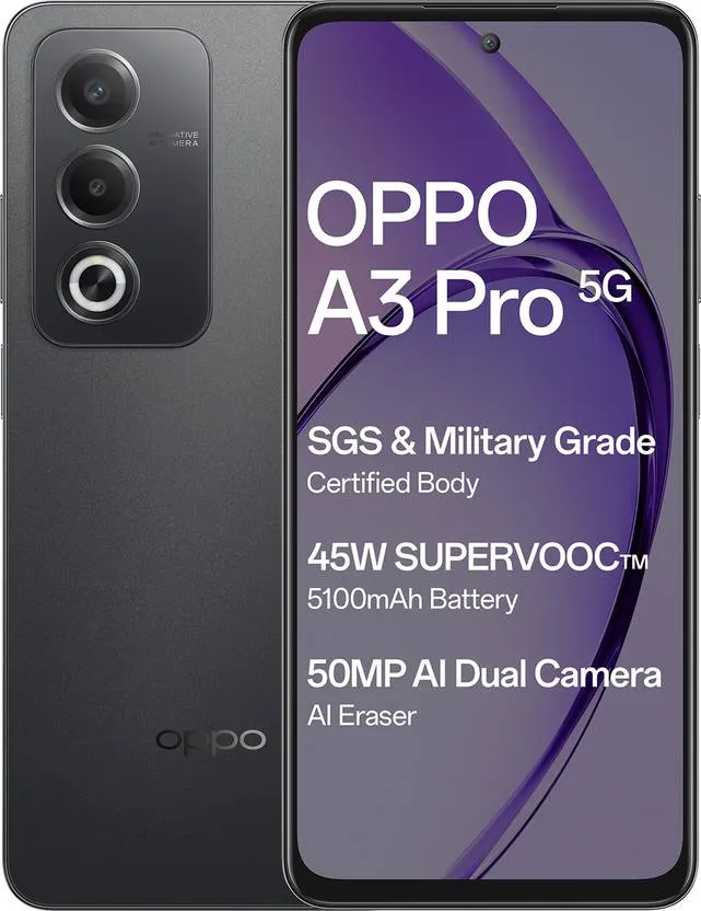 Oppo A3 Pro 5G (Starry Black, 128 GB) (8 GB RAM)