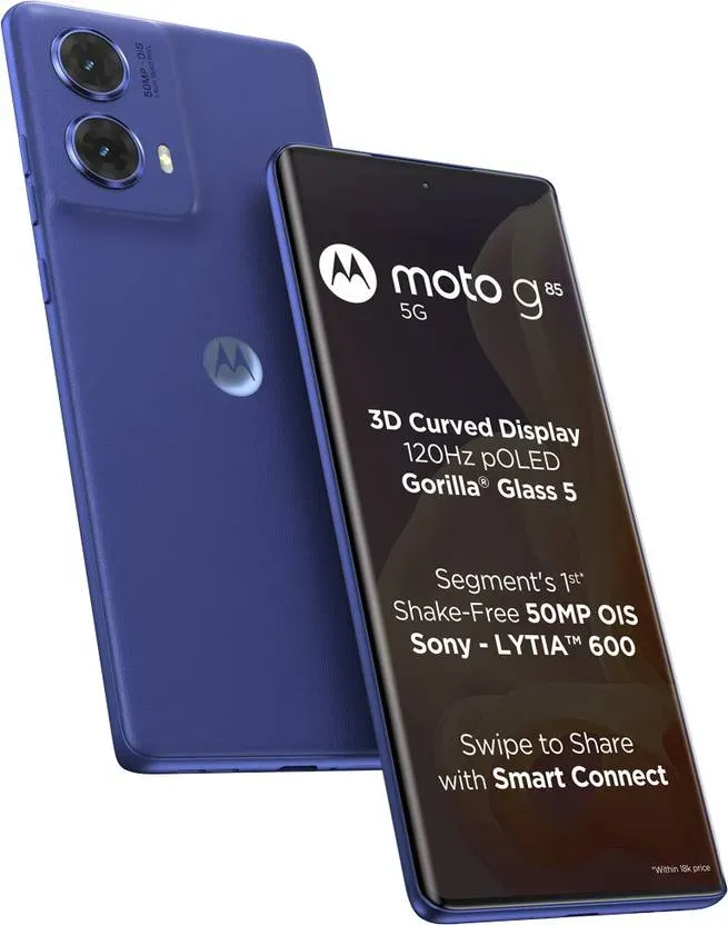 Motorola G85 5G (Cobalt Blue, 256 GB) (12 GB RAM)