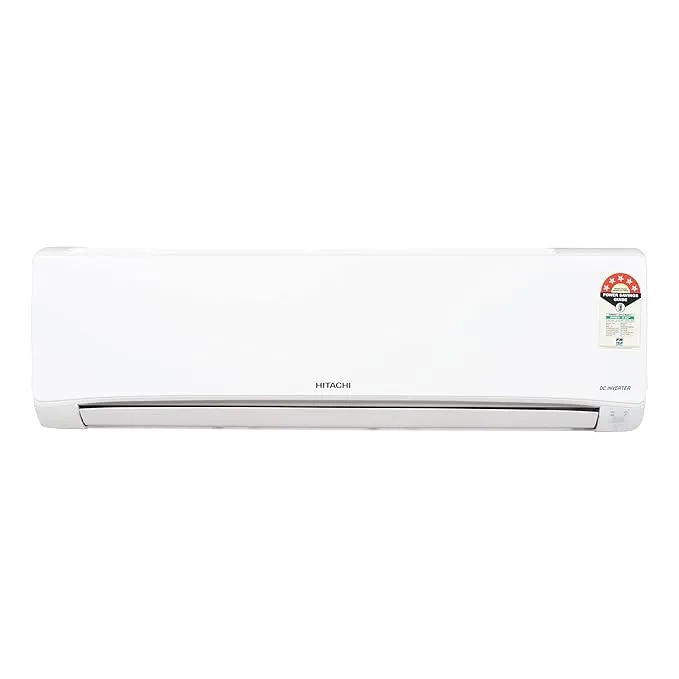 hitachi RAK.E518PCCIB 5000XL 1.5 Ton 5 Star White Inverter Split AC with Copper Condenser