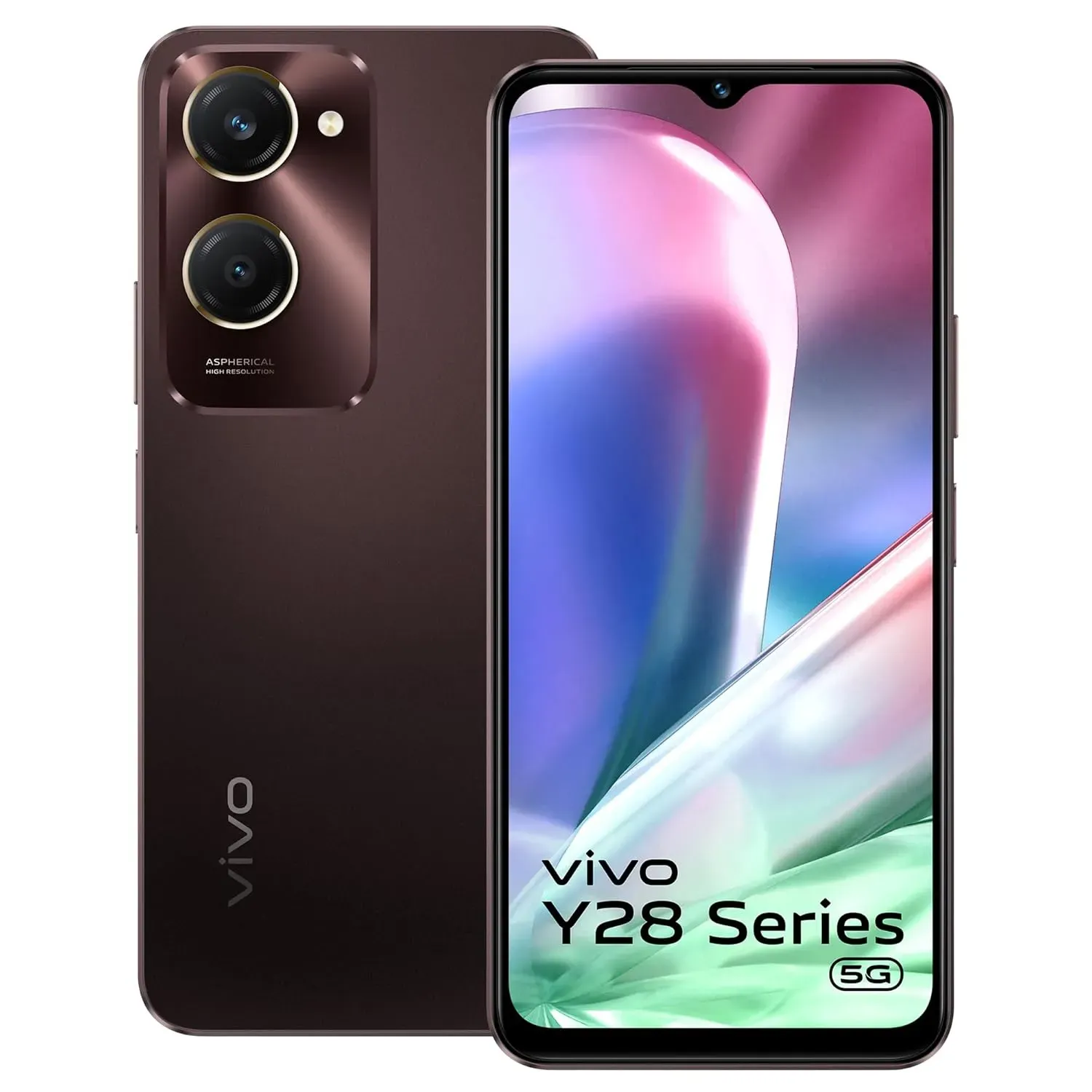 Vivo Y28e 5G (Vintage Red, 4GB RAM, 128GB Storage)