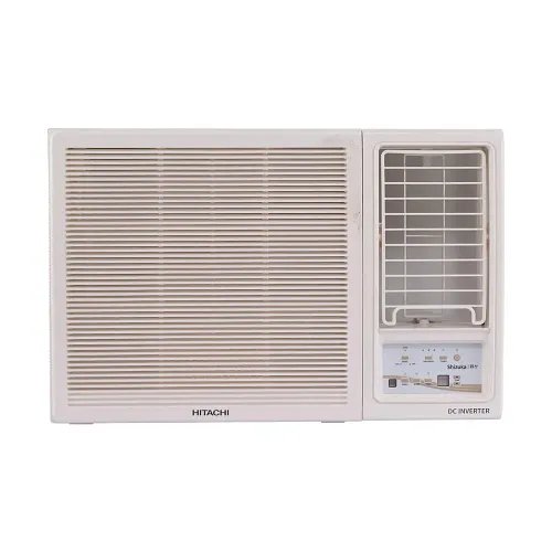 Hitachi 1.5 Ton 5 Star, Window Inverter AC (100% Copper, 100% cooling at 43 degree Celsius, RAW518HHEO, White) 2025
