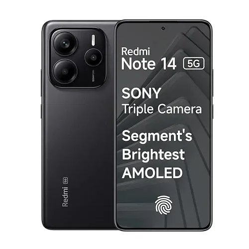 Redmi Note 14 5G (Titan Black, 8GB RAM 128GB Storage)