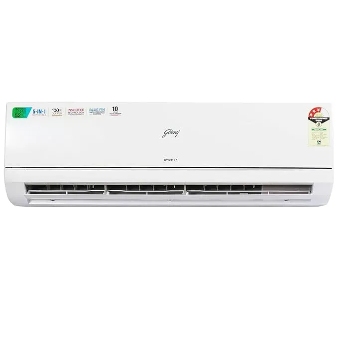 Godrej 5 in 1 Convertible 1.5 Ton 3 Star Inverter Split AC With Anti Dust Filter (Copper Condenser, SIC 18TTC3-WYQ)