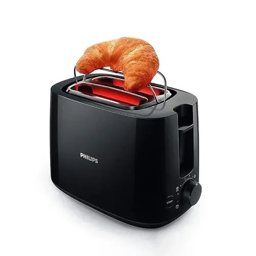 Philips HD2583/90 600 W Pop Up Toaster (Black)