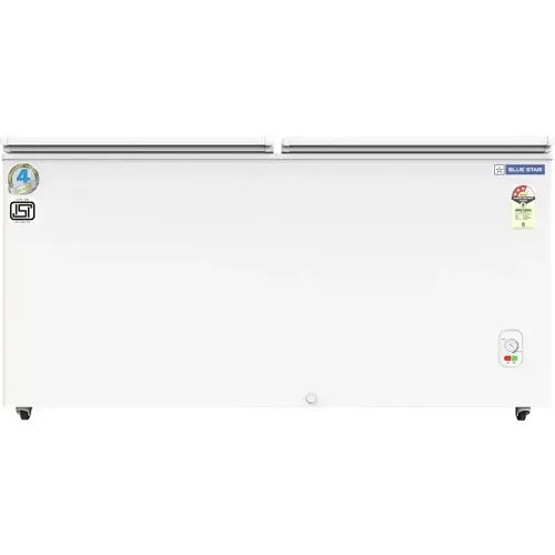 Blue Star 301 L Double Door Standard Deep Freezer (White, CF3-300MEW, 3 Star)