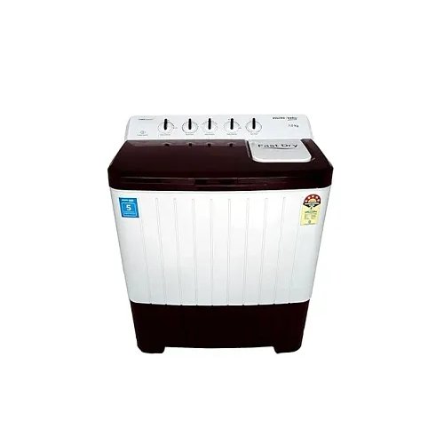 Voltas Beko by A Tata Product 7 kg 5 Star Semi Automatic Top Load Washing Machine Burgundy 2024 (WTT70UHA/BRSSWH5POD) (7 KG)