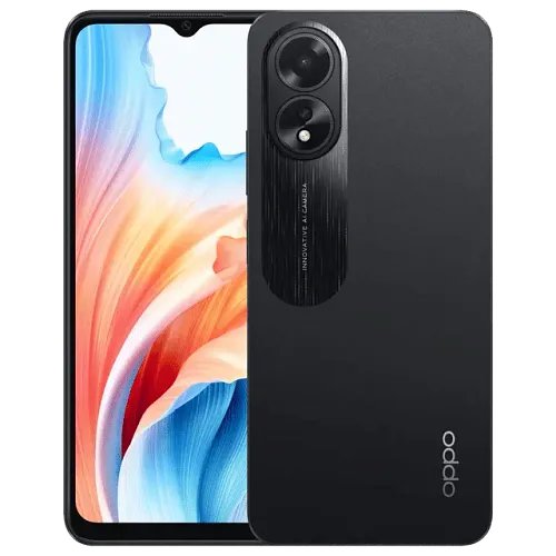 Oppo A18 (Glowing Black, 128 GB) (4 GB RAM)