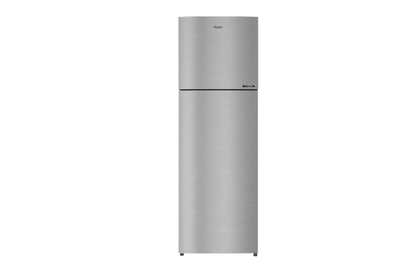 Haier 268 Litres 2 Star Frost Free Double Door Convertible Refrigerator with Turbo Icing REF HRF-3182BIS-P, Inox Steel