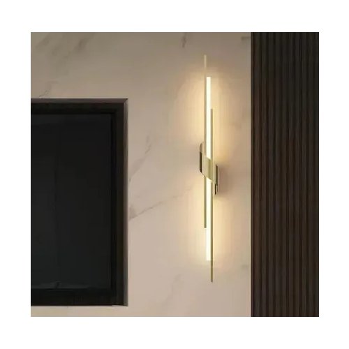 Wall Decor Light Metal & Rectangular Type – 650mm (Model: 698-GD)