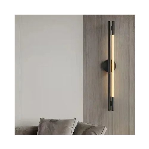 Wall Decor Light Metal & Rectangular Type – 600mm (Model: 2299-BK)