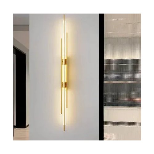 Wall Decor Light Metal & Rectangular Type 600mm (Model: 855-GD)