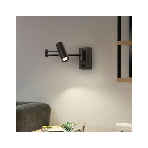 LED Lighting Fixture with Switch - BK Metal Design (Model: 146)