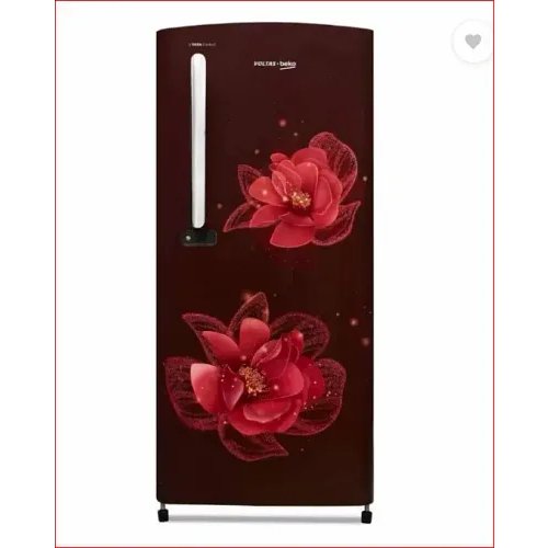 Voltas Beko by A Tata Product 185 L Direct Cool Single Door 3 Star Refrigerator (Fressia Wine, RDC220C/S0WFE0M0000GD)