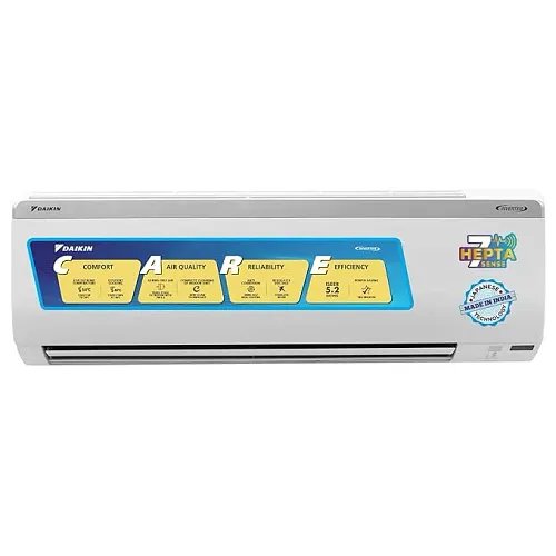 Daikin FTKU50UV16VFC 1.5 Ton 5 Star Standard Inverter Split AC (Copper Condenser, PM2.5 Filter, Coanda Airflow, White)