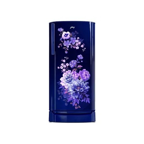 Godrej Single Door Refrigerator 183 Litres 3 Star RD ERIOPLS 205C THF FA BL Flora Blue | Turbo Cooling Technology,Tallest Refrigerator,Largest Freezer,Large Aqua Space
