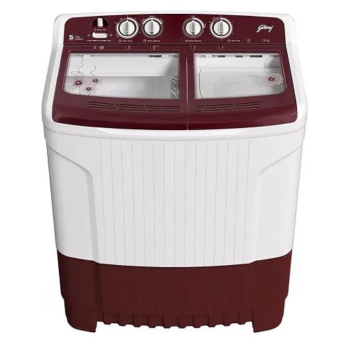 Godrej 7.5 kg Semi Automatic Top Load Washing-machine WSEDGE 75 5.0 TB3+ M CSRD