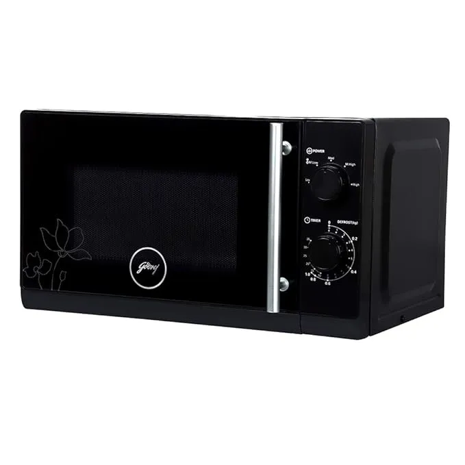 Godrej 20 L Multi Distribution System for Even and Faster Cooking, Solo Microwave Oven With 5 Power Levels (GMX 20SA2, Black)