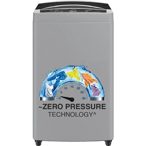 Godrej 7 Kg 5 Star Fully-Automatic Top Load Washing Machine Appliance With Zero Pressure Technology (WTEON MGNS 70 5.0 FDTN SRGR, Storm Grey)