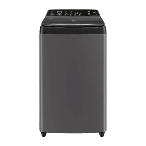 Godrej 8 kg 5 Star Fully Automatic Top Load Washing Machine (Velvet, WTEON VLVT 80 5.0 FDTS MTBK, Built In Heater, Metallic Black)