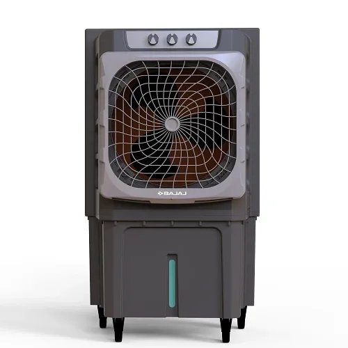 Bajaj Xforce 135L Semi-Commercial Desert Air Cooler For Home | Aluminium Fan Blade | 100Ft Air Throw | 3-Speed Control | 3 Yrs Warranty (1 Yr Standard + 2 Yrs Extended Warranty)【Grey】