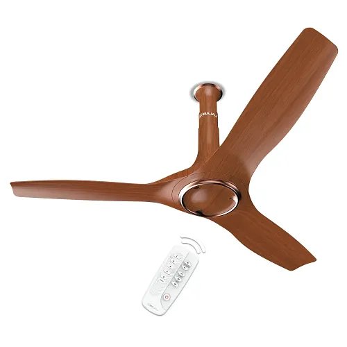 Bajaj Arioso 12DC5R 1200MM Silent Abs BLDC Ceiling Fan For Home | 5 Starrated Energy Efficient | Remote Control | High Air Delivery, Silent Operation | Unique Adjustable Canopy 【Walnut & Copper】
