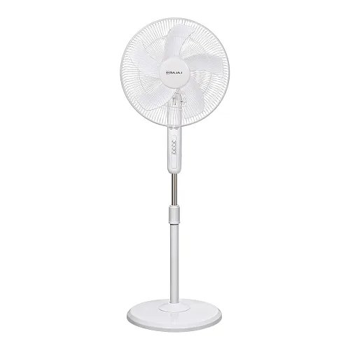 Bajaj Penta Aircool 400mm Pedestal Fan 400 mm 5 Blade Pedestal Fan (Silent Operation | White | Pack of 1)