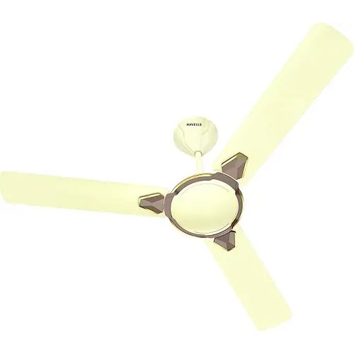 Havells 1200mm | 48 Inches Equs ES Ceiling Fan | Premium Finish, Decorative Fan, Elegant Looks, High Air Delivery, Energy Saving, 100% Pure Copper Motor | 2 Year Warranty | (Pack of 1, Bianco Bronze) 1 Star