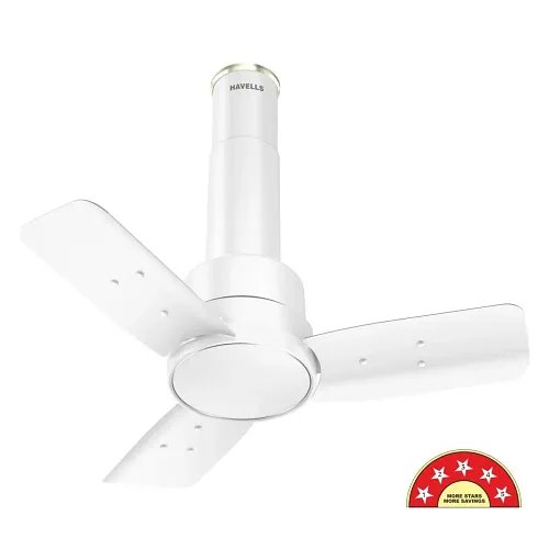 Havells Elio Underlight BLDC Ceiling Fan | Remote Controlled, High Air Delivery Fan, 5 Star Rated | Upto 60% Energy Saving, 2 Year Warranty (600mm | 24 Inches, Elegant White)