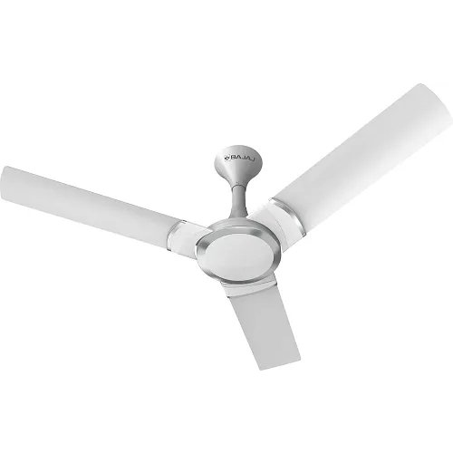 Bajaj Stylo 12S2 1200mm Ceiling Fans for Home | BEE-2 Star Rated Energy Efficient | Super Stuff Technology™ - Sparkle White