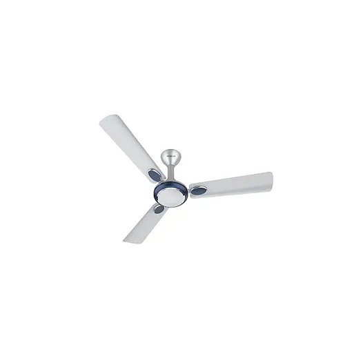 Havells Fusion Prime ES Decorative Ceiling Fan with 100% Pure Copper|Watt: 52|Air Flow: 220 cmm|Speed: 350 RPM|65 dB|(1200mm | 48 Inches, Silver Blue)