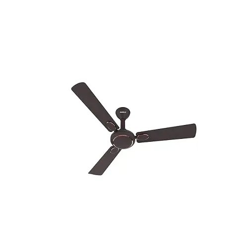 Havells Fusion Prime ES Decorative Ceiling Fan with 100% Pure Copper|Watt: 52|Air Flow: 220 cmm|Speed: 350 RPM|65 dB|(1200mm | 48 Inches, Brown Cola Copper)
