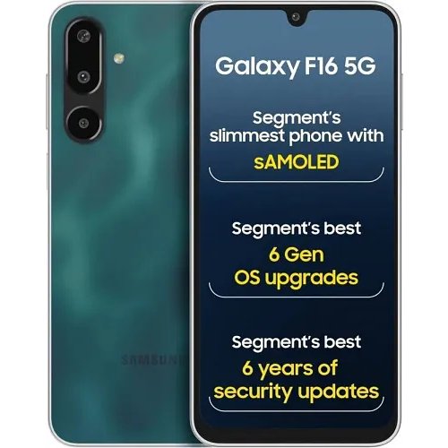Samsung Galaxy F16 5G (Glam Green, 128 GB) (8 GB RAM)
