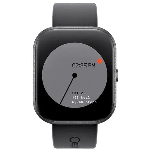 CMF by Nothing Watch Pro, 1.96 Amoled,BT Calling with AI Noise Reduction, GPS, Metallic Grey Smartwatch (Dark Grey Strap, Free Size)