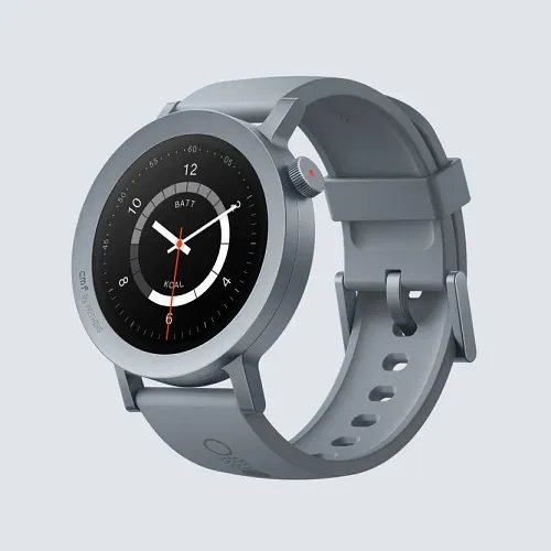 CMF by Nothing Watch Pro 2, 1.32" Amoled, auto-brightness, Gesture Control, 3D warmup guide, GPS Smartwatch (Ash Grey Strap, Free Size)