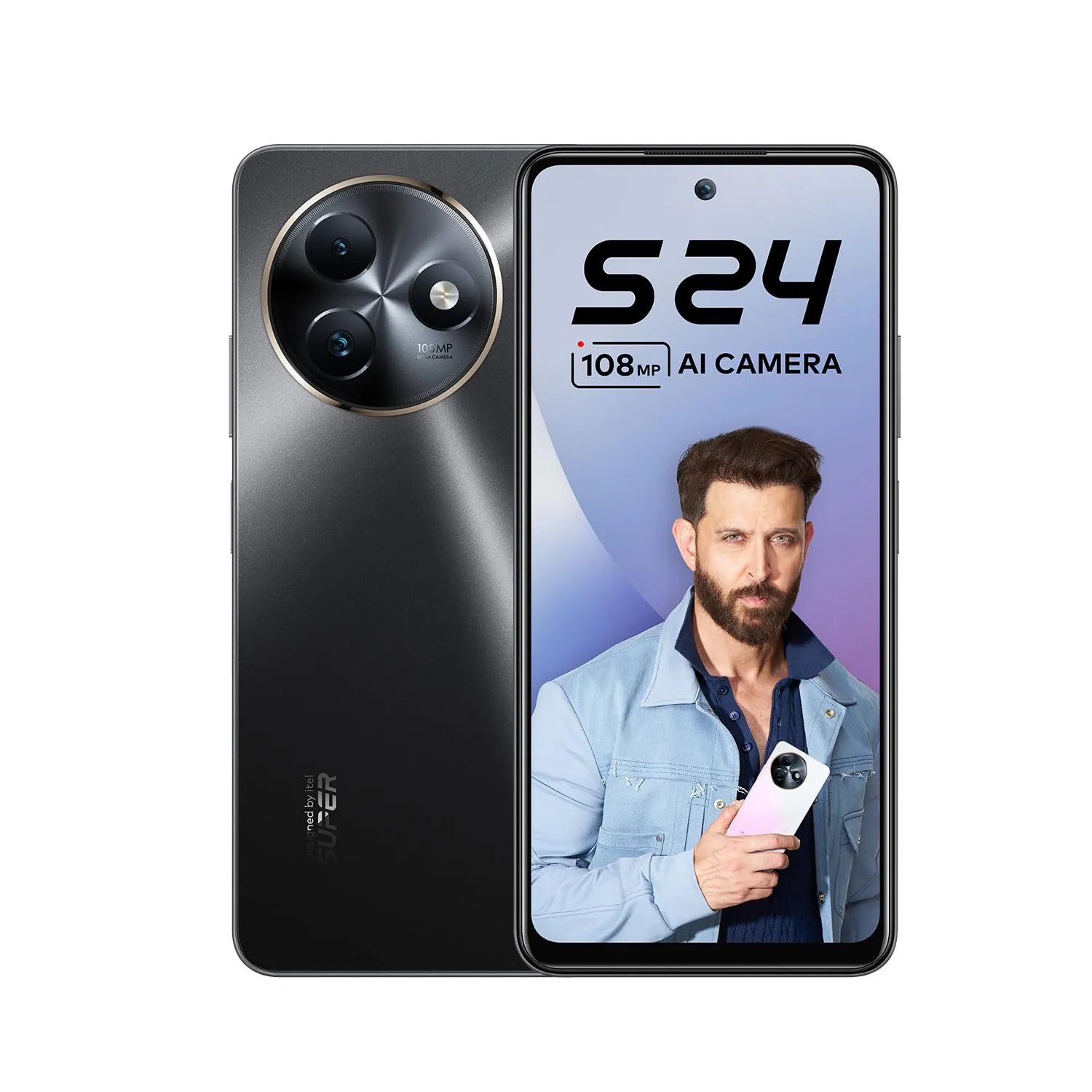 Itel S24 (Starry Black, 128 GB) (8 GB RAM)