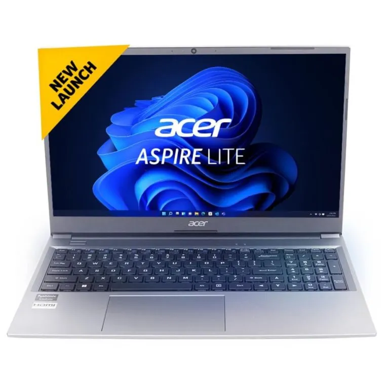 Acer Aspire Lite AL15-52 (Intel Core i7-1255U, 16GB RAM, 512GB SSD, 15.6″ FHD Display, Intel UHD Graphics, Backlit keyboard, Windows 11 Home, MS Office 2021, Steel Gray)