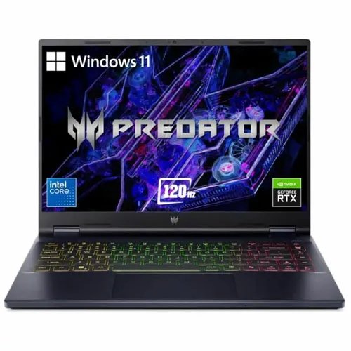 Acer Predator Helios Neo 14 (Intel Core Ultra 7 155H, 16GB RAM, 1TB SSD, 14.5 inch (1920 x 1200 Pixel) Display, NVIDIA GeForce RTX 4050 6GB Graphics, Windows 11 Home, Abyssal Black, 1.9Kg)