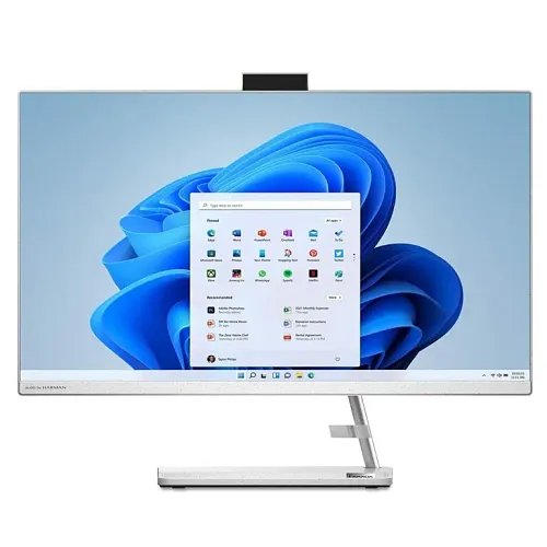 Lenovo IdeaCentre AIO (Intel Core i5-12th Gen, 27″ FHD Display, 16GB RAM, 512GB SSD, Windows 11, MS Office 2021, IR Camera, Wireless Keyboard and Mouse)