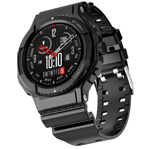 Fire Boltt Quest Smartwatch with 1.39 inch Full Touch GPS Tracking, Bluetooth Calling, 100 Sports Mode, Health Suite, Smart Notification (Black)