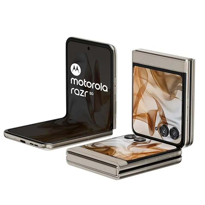 Motorola Razr 50 (Beach Sand, 256 GB) (8 GB RAM)
