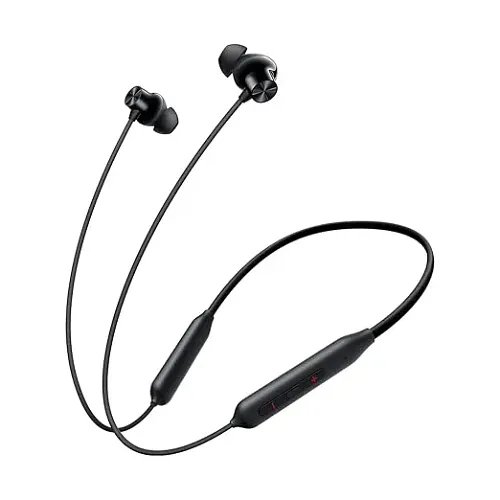 Oneplus Bullets Z2 Bluetooth Wireless in Ear Earphones with Mic, Bombastic Bass - 12.4 mm Drivers, 10 Mins Charge - 20 Hrs Music (Black)