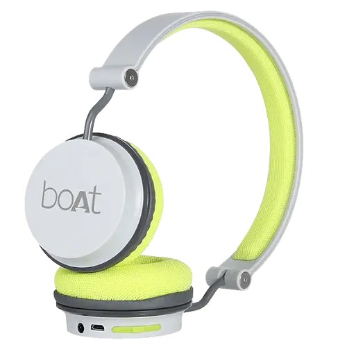 boAt Rockerz 400 Bluetooth On Ear Headphones With Mic With Upto 8 Hours Playback & Soft Padded Ear Cushions(Yellow)
