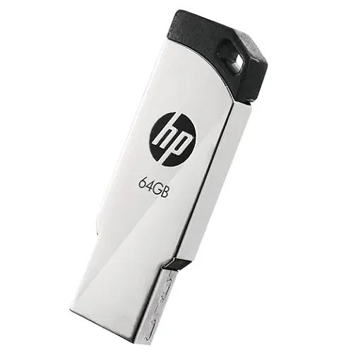 HP V236W 64GB USB 2.0 Flash Drive - Silver