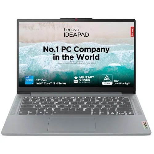 Lenovo IdeaPad Slim 3 14" (35.5cm) FHD Laptop | Intel Core i5-12450H 12th Gen | 16GB RAM | 512GB SSD | Windows 11 | MS Office 2024 | Grey | 1.37Kg | Model 83EQ0074IN
