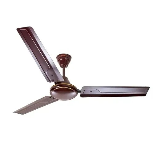 Halonix 1200mm (48") Turbon VXI Brown 400 RPM High Speed 1200 mm 3 Blade Ceiling Fan (Energy Saving | Brown)