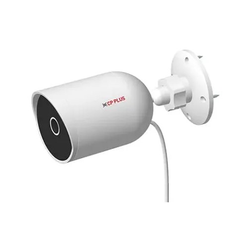 CP Plus 3MP Bullet Wireless Outdoor Security Camera | 1296P Resolution | Motion Detection | Two Way Talk | Night Vision | Supports Alexa & Ok Google | IR Distance of 15 Mtr., IP65, White - CP-V31A