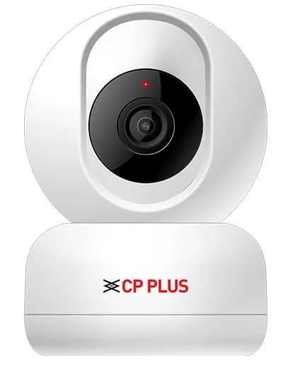 CP Plus 3MP P33 Smart Wi-fi PT CCTV Camera | 360° & Full HD Home Security | Full Color Night Vision | 2-Way Talk | Advanced Motion Tracking | SD Card Support (Upto 256GB) | IR Distance 20Mtr | EZ-P33