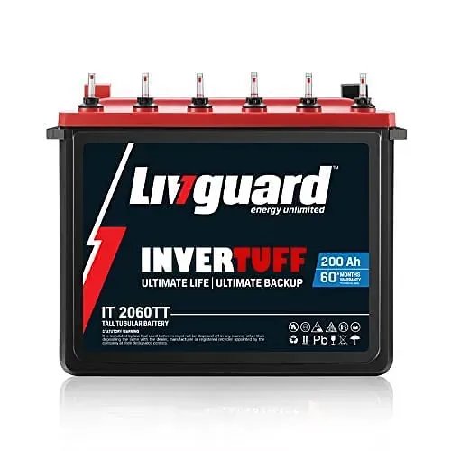 Livgaurd IT2060TT Tubular Inverter Battery (200 Ah)